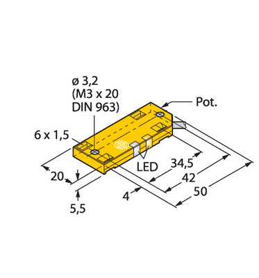 Turck Sensor kapazitiv BC10-QF5.5-RP6X2