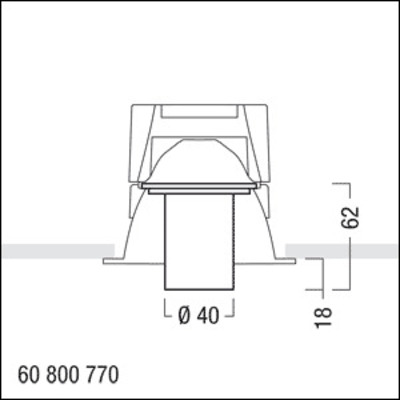 Zumtobel Group Dekoglas FLUX E100 L KLAR PANOS INF #60800770