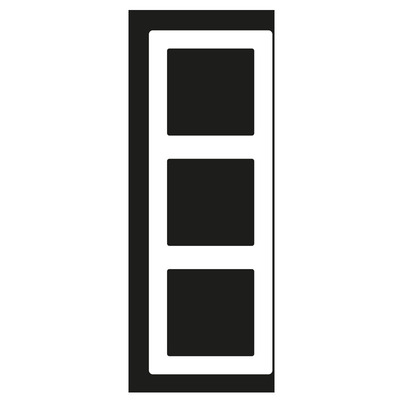 Jung Rahmen 3-fach alpinweiß waage/senkrecht ABAS 583 WW