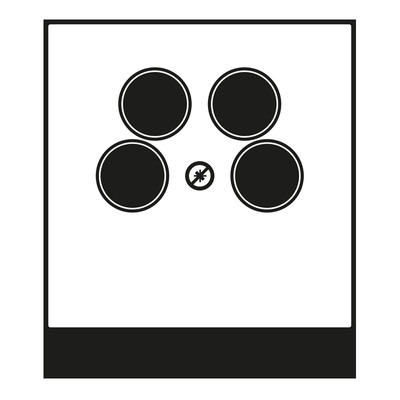 Jung Abdeckung anthrazit für 4L-SAT-TV-Dose AL 2990-4 SAT2 AN