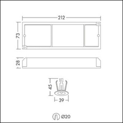 THORNeco LED-Notlicht-Treiber Just E3 Pl #96634428