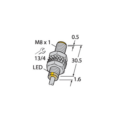 Turck Sensor induktiv BI2-M08-AN6X