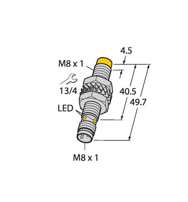 Turck Sensor induktiv NI3-M08E-AP6X-V1131