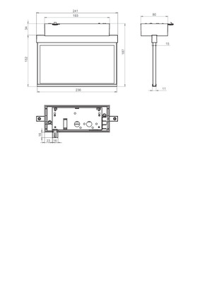 RP-Technik Rettungszeichenleuchte 3h AMD003SC