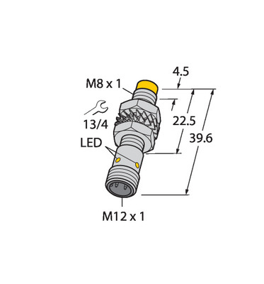 Turck Sensor induktiv NI3-M08K-VN6X-H1341