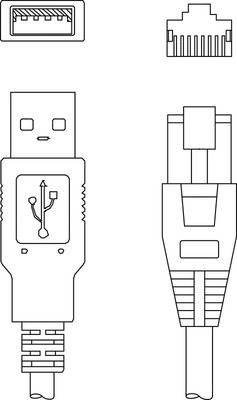 Leuze Verbindungsleitung KB USB-1 IT 190x