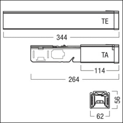 Zumtobel Group Ausspeisung si flexibel TECTON TA-F SR