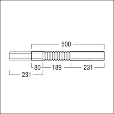 Zumtobel Group Flexibler-Verbinder TECTON V FLEX 500