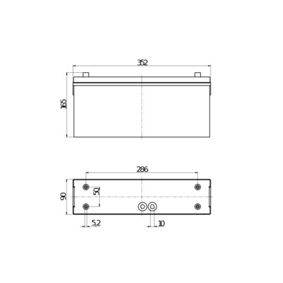 BEG Brück Electronic Rettungszeichenleuchte 8W LL, 3h 2DN-H25/8/3-LLD