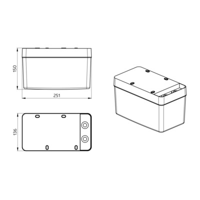 BEG Brück Electronic LED-Rettungszeichenleuchte 3h BD21/6/3DALI-LED