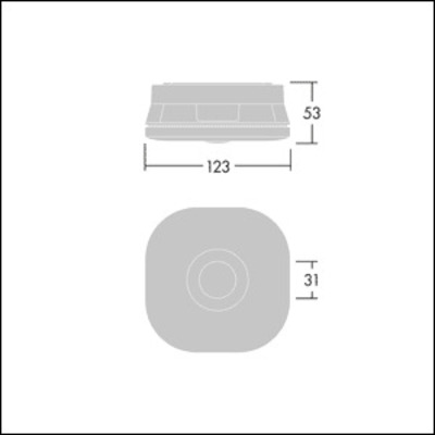 Thorn LED-Notlichtleuchte VoyagerFITMSCE3NMBK