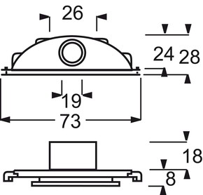 Busch-Jaeger Leitungseinführung f.Rohre,Gr.M 20x1,5 2137/10 W-54