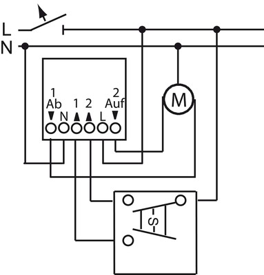 Busch-Jaeger Jalousiecontrol-Einsatz 2Schliesser 3A 690VA 6411 U-101