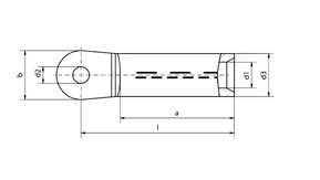 Intercable Tools Al-Presskabelschuh bk 185 rm/sm 240 se M16 ICAL18516LD