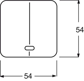 Busch-Jaeger Bedienelement cws/ews für Seriendimmer 6545-212