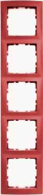 Berker Rahmen 5-fach rt/gl 10158962 Berker Rahmen 5-fach rt/gl 10158962
