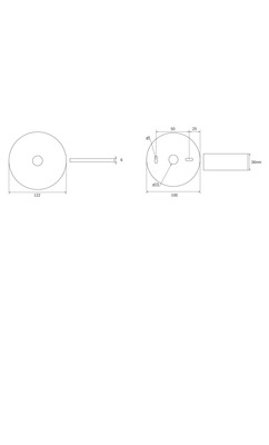 RP-Technik LED-Sicherheitsleuchte Decke, Linsensystem ILDL421SC
