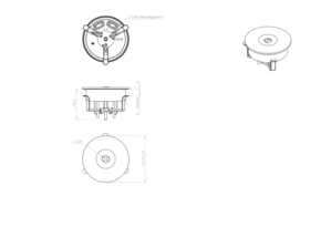 RP-Technik LED-Sicherheitsleuchte Einbau, Linsensystem ILEL428WL