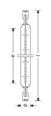 Radium Lampenwerk Halogeninfrarotstrahler ITT 500W235V0870R7S