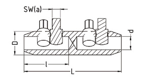 Intercable Tools Al-Schraubverbinder fettgefüllt, verz. ICSV315-5