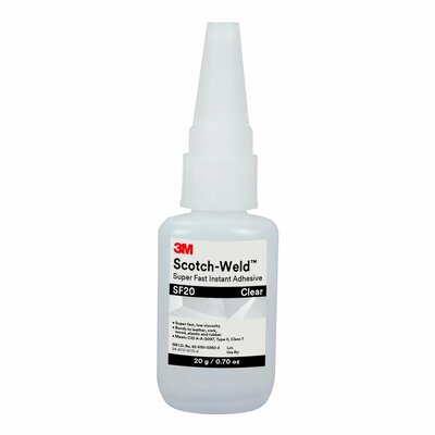 3M Deutschland Cyanacrylat-Klebstoff 20g,klar SF20.20