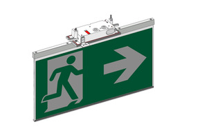 RP-Technik LED-Rettungszeichenleuchte ZB + ML, weiß AGC009ML