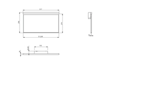 RP-Technik LED-Rettungszeichenleuchte ZB + ML, anthrazit AGW009-AZ