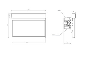 RP-Technik LED-Rettungszeichenleuchte EB + SC/3h, anthr. AIR003SC-AZ