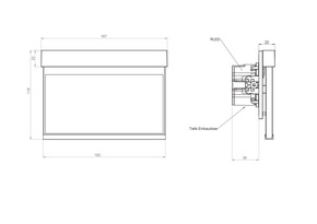 RP-Technik LED-Rettungszeichenleuchte ZB + ML, anthrazit AIR009ML-AZ