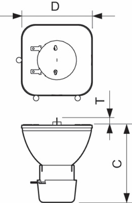 Philips Lighting Speziallampe 7800K MSD Platinum 14 R