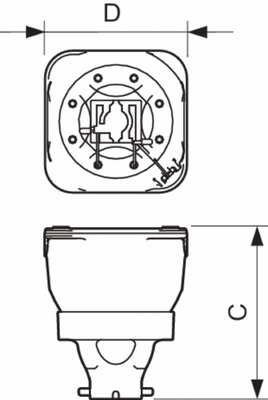 Philips Lighting Speziallampe 8000K MSD Platinum 20 R