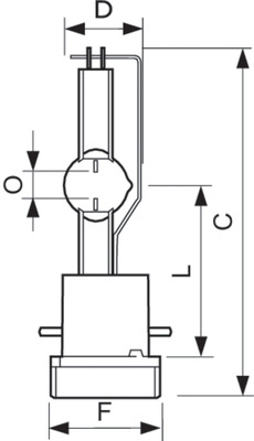 Philips Lighting Speziallampe 6000K MSR Gold 1000 MFF