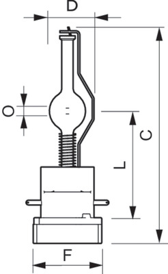 Philips Lighting Speziallampe 6000K MSR Platinum 35 ST