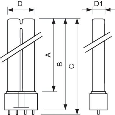 Philips Lighting UV-Lampe PL-L 24W/10/4P