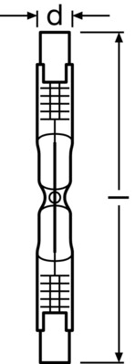 Osram LAMPE Halogenstab R7s 64684 48W 240V R7S