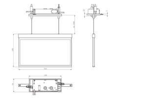 RP-Technik LED-Rettungszeichenleuchte EB + SC/1h AXCC001SC
