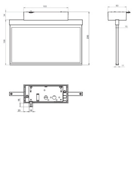 RP-Technik LED-Rettungszeichenleuchte EB + SC/1h AXD001SC