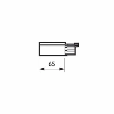 Philips Lighting Endeinspeisung links GAC600 ZCS750 5C6 EPSL WH