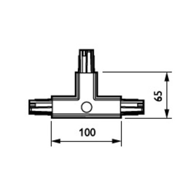 Philips Lighting T-Verbinder GAC600 ZCS750 5C6 TCPLE WH