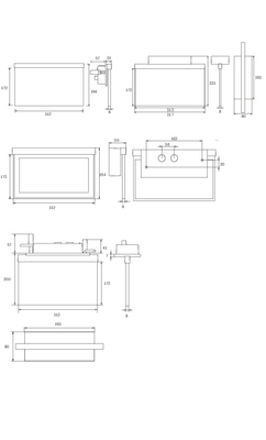 RP-Technik LED-Rettungszeichenleuchte ZB, Edelstahloptik AXR009-E
