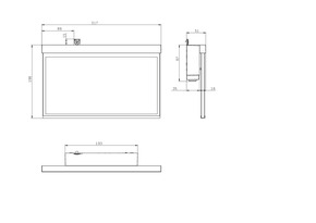 RP-Technik LED-Rettungszeichenleuchte ZB + ML AXWT009ML-E
