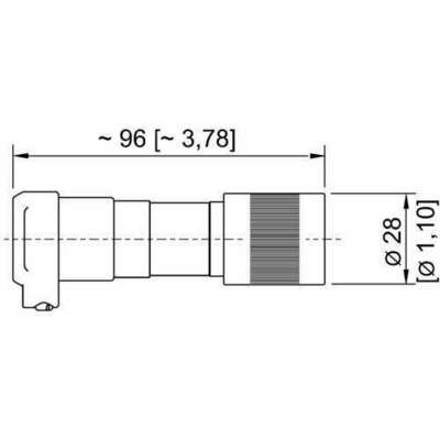 Stahl Steckverbinder miniCLIX 4 P 24V 169188