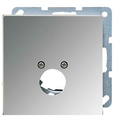 Jung Abdeckung gl.chr für 1 Kleinst.Dosen GCR 2962-1