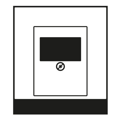 Jung Abdeckung gl.chr für TAE-Dose GCR 2969 T