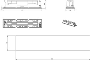 RP-Technik Einbaurahmen KSE-MB-EB-WS