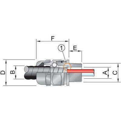 Stahl CMP Kabelverschraubung 15 - 23,30 mm 243565