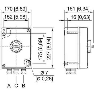 Stahl Leistungsschalter 12,50 A - 16,00 A 249249