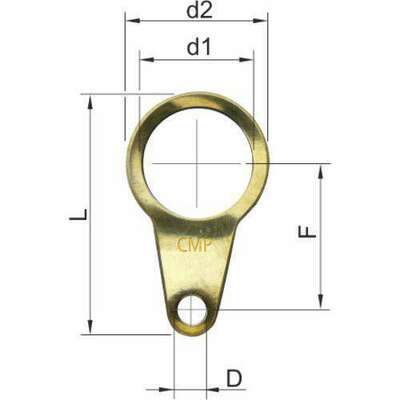 Stahl CMP-Erdungsring M63 254810