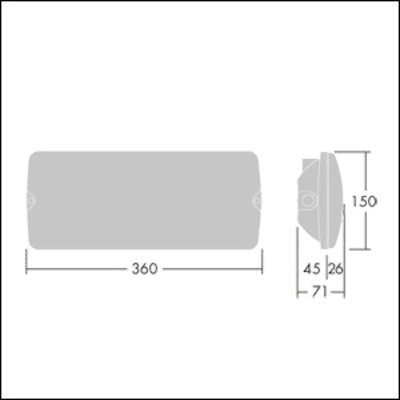 Thorn LED-Notlichtleuchte weiß Voyager SO #96635565