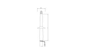 Cellpack Innenraumendverschluss 1-Leiter 24kV CAE-I/24kV/240-630